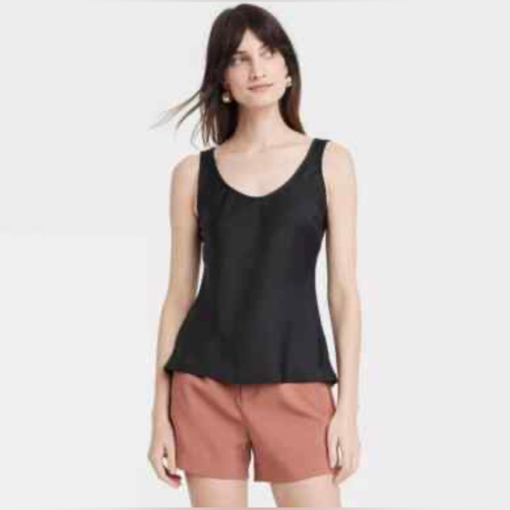Womens‎ NWT A New Day Shell Black Track Top Shirt